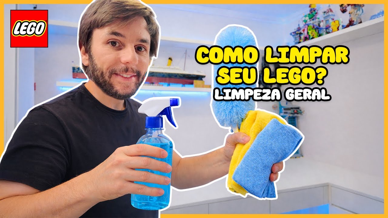Como Eu Limpo Meus LEGO (Passo a Passo)