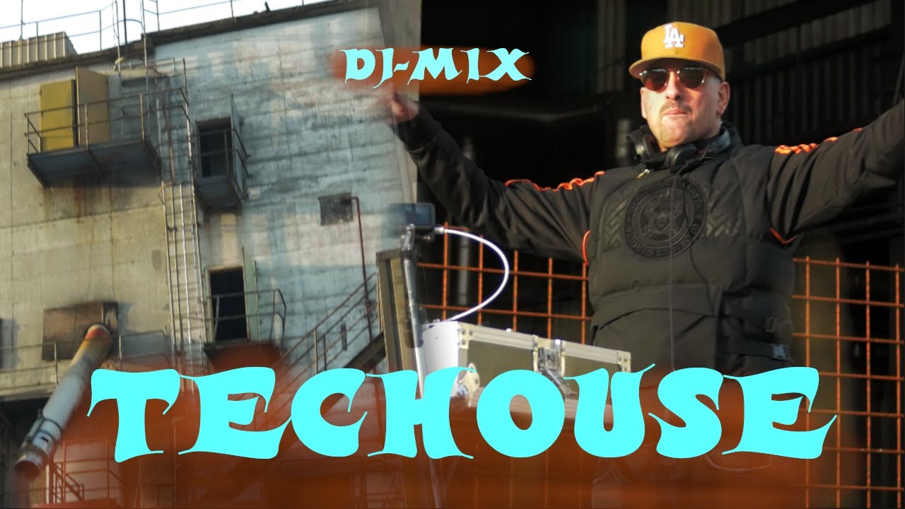 Tech House Live Mix in a Desolate Industrial Area