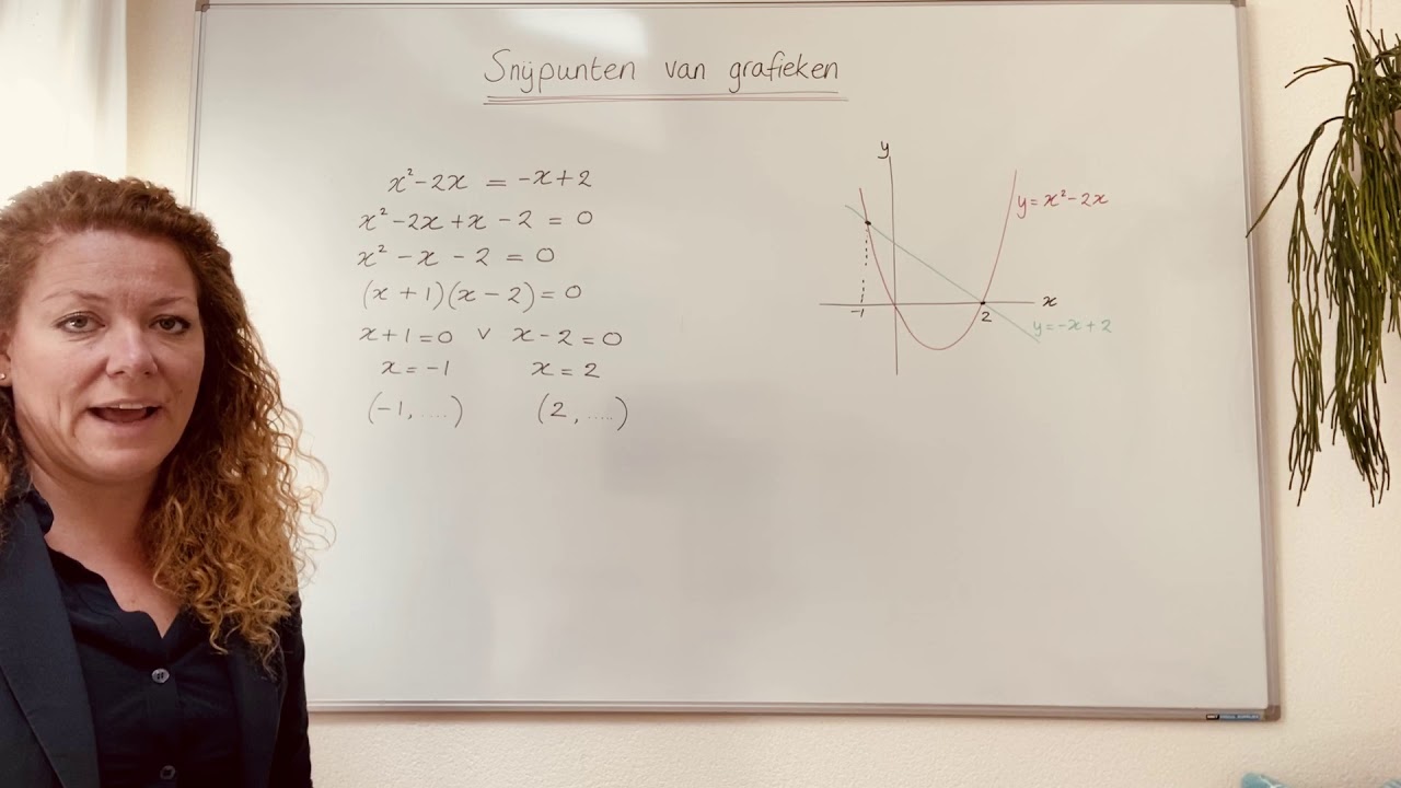 snijpunten van grafieken 2 havo.vwo H7