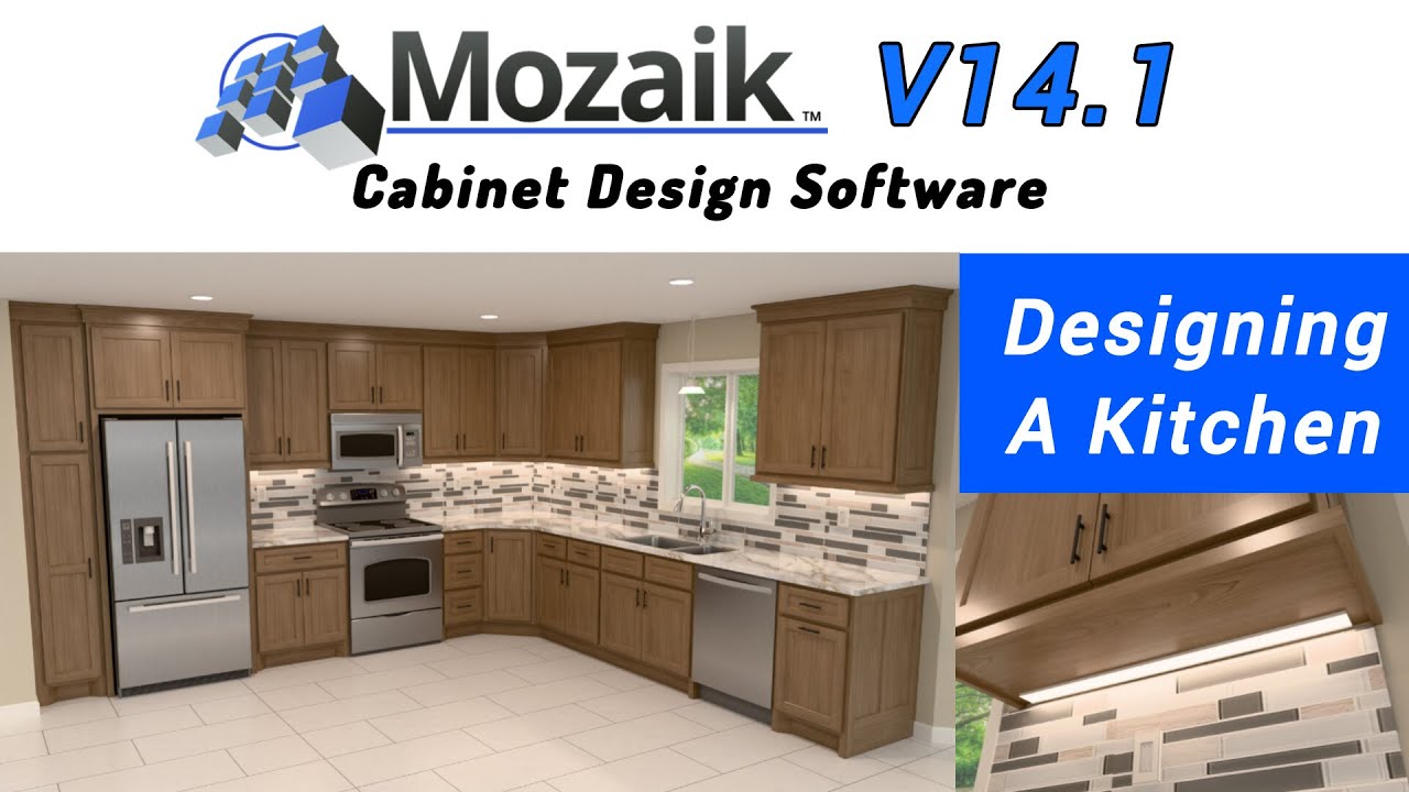 Проектирование простой кухни в Mozaik V14.1
