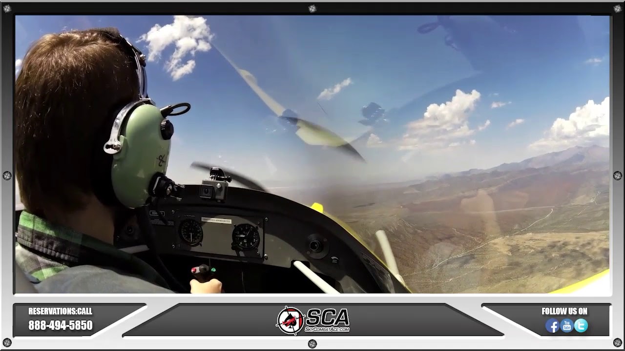 I flew a stunt plane!!  Combat Ace - Las Vegas