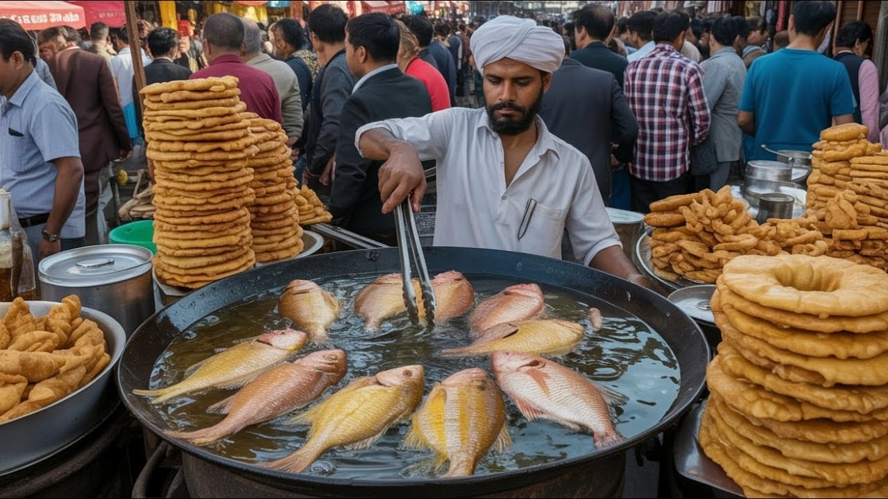 PAKISTAN'S BIGGEST SEAFOOD FEAST | MASALA FISH FRY SMOKY GRILLED FISH BBQ & JUICY PRAWN KARAHI