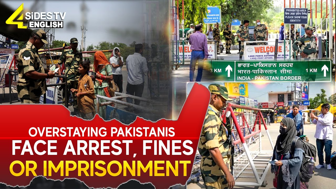 Overstaying Pakistanis Face Arrest, Fines, or Imprisonment | English News | 4 Sides Tv English
