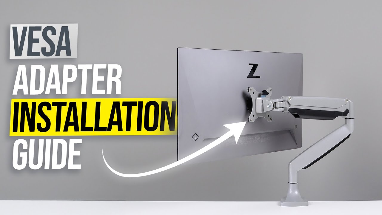 How to Install CREAT3D VESA Adapter on HP Z Series G3 Monitors