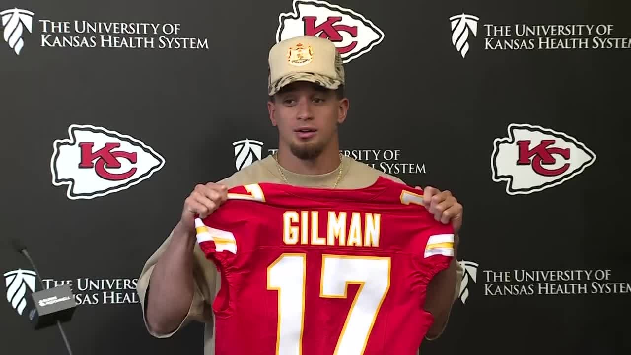 Chiefs new S Alohi Gilman says he's excited to get to work with coach Steve Spagnuolo