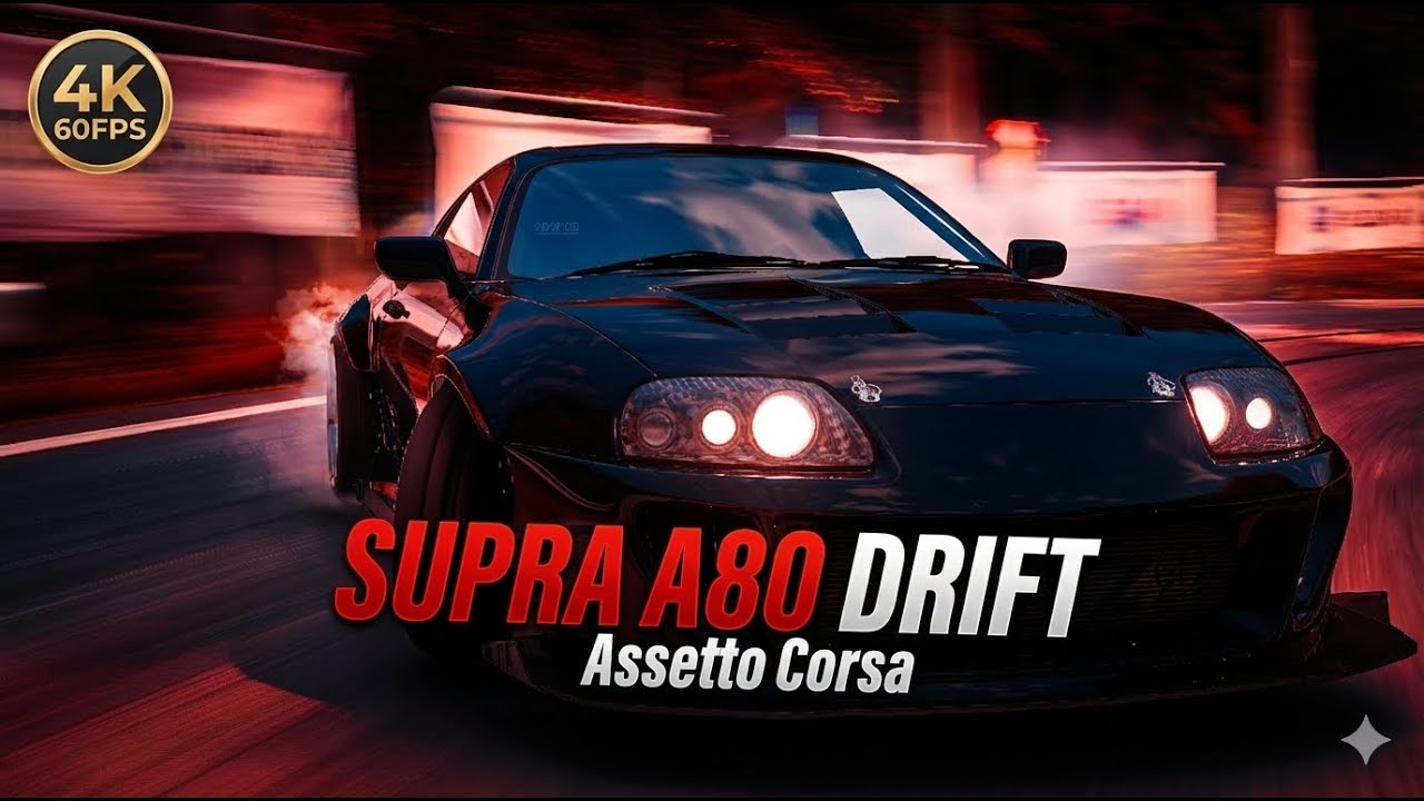 Toyota Supra A80 Drift – Tsuchisaka | Assetto Corsa 4K 60FPS
