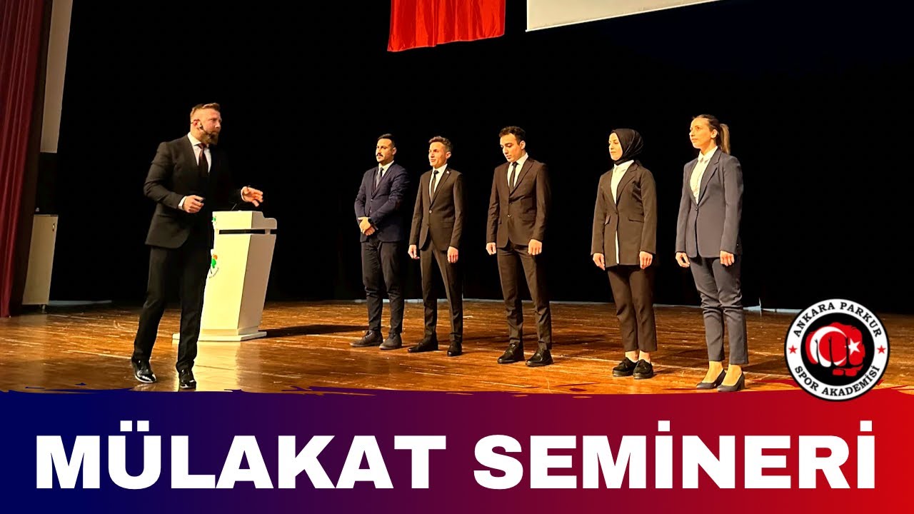 Ankara Parkur Mülakat Semineri 20.08.2023