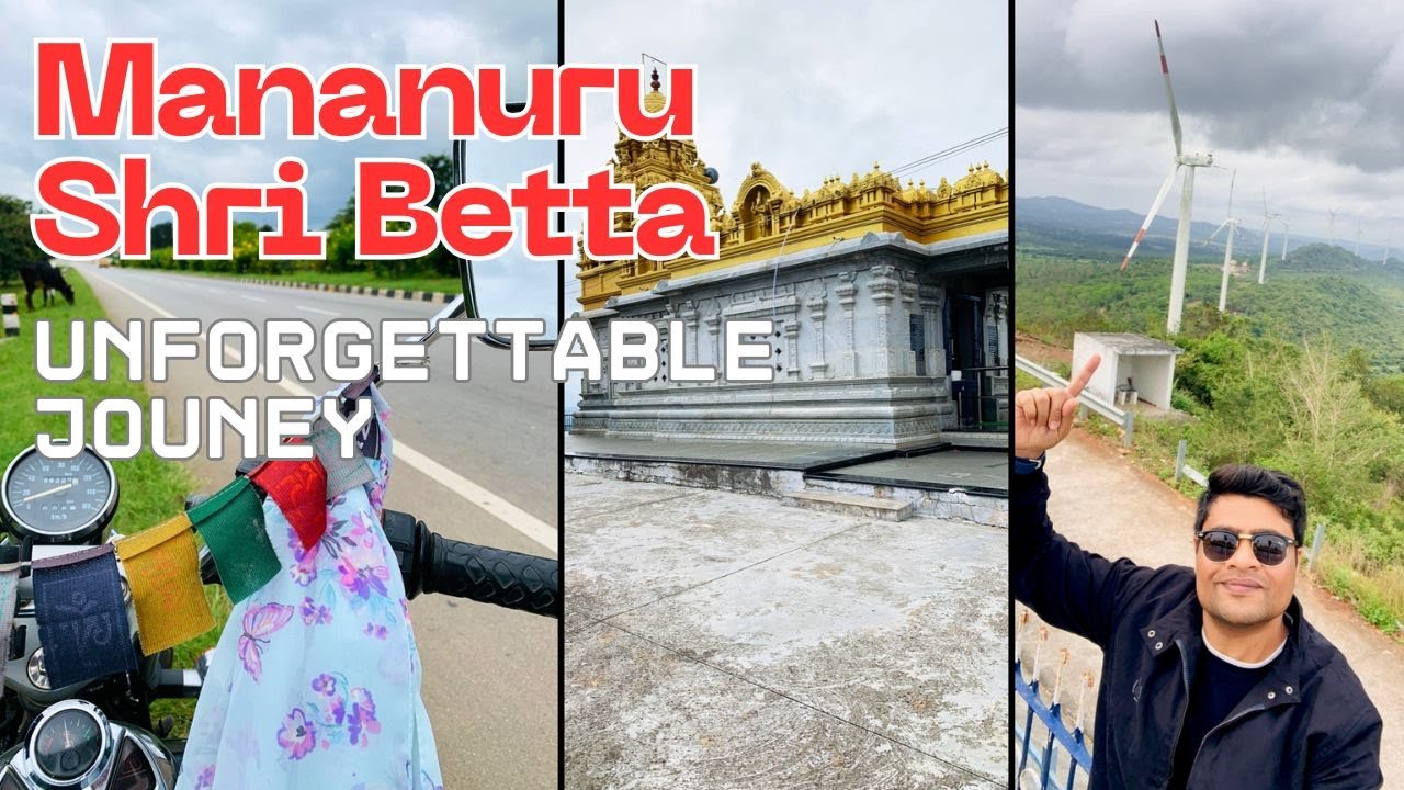 Scenic Wind Turbines & Hilltop Temple | Mavanuru Shri Bettada Bike Ride | 175 Kms from Bengaluru