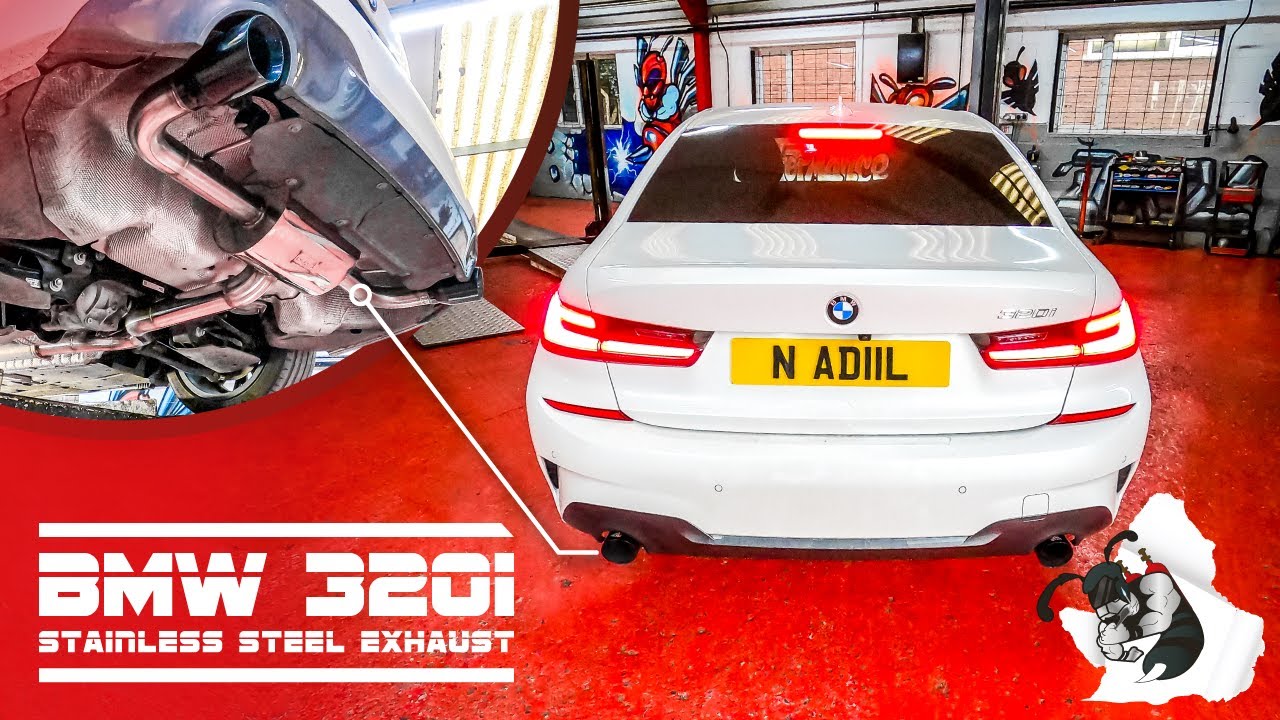 BMW 320i G20 **LOUD EXHAUST!** Dku performance sports rear back box sounds perfect