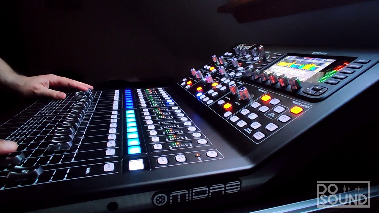 MIDAS M32R LIVE mixing 'The Black Crown'