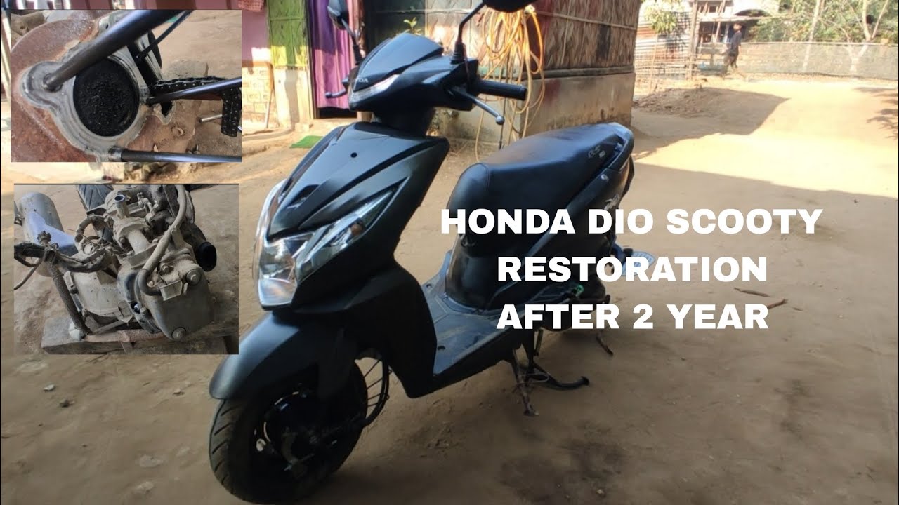 Honda Dio Scooty Restoration After Two Year 🛠🔧