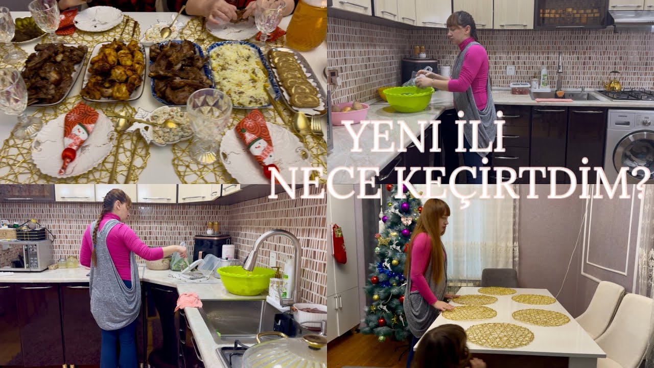 YENİ İLİ NECE KEÇİTDİM? #yılbaşı #yemek #temizlikvlog #keşfet 