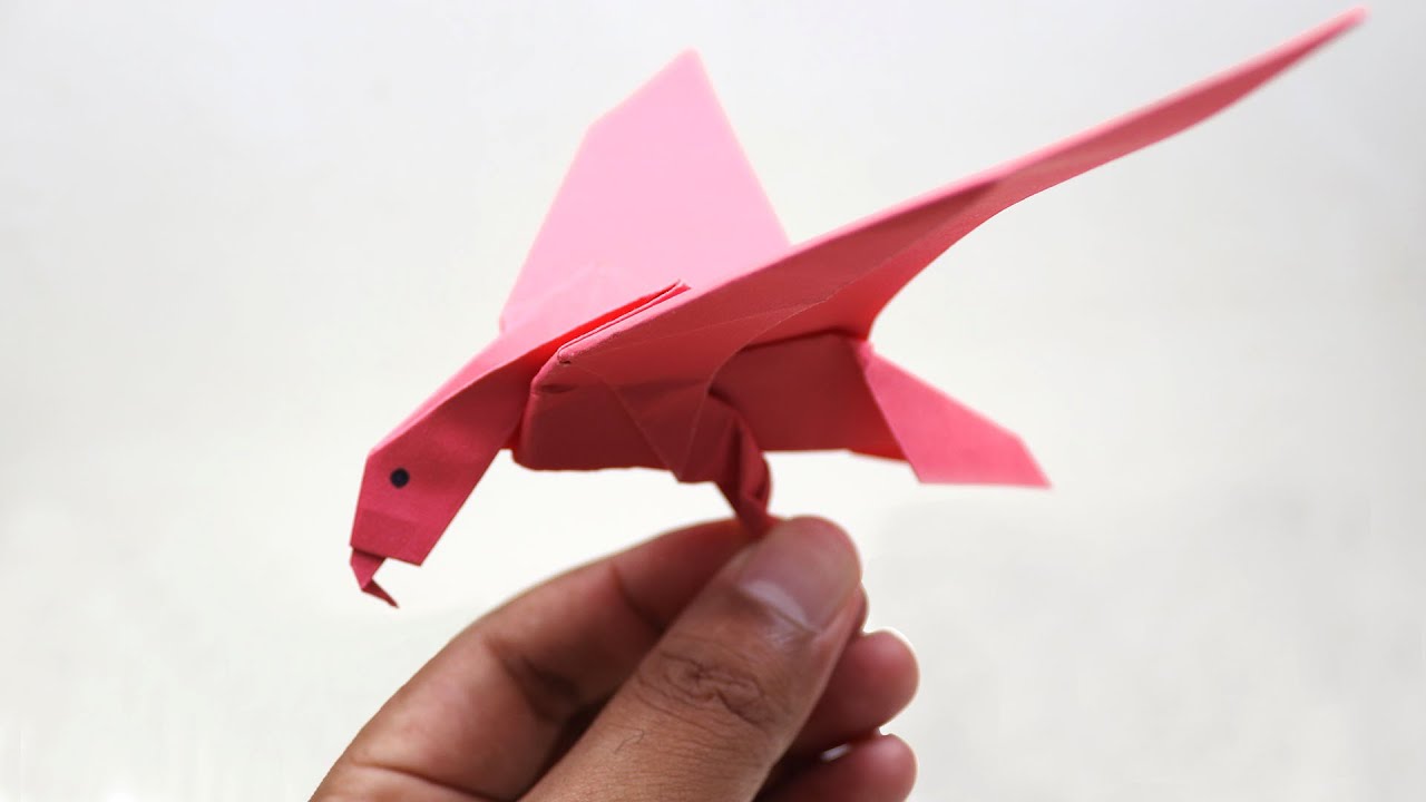 How to Make a Paper Bird - Easy Origami Eagle