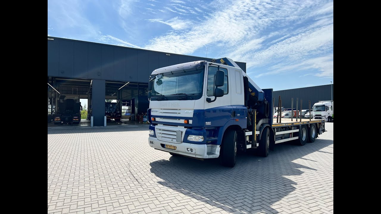 LVS1009 - DAF CF 410 8x2 Palfinger PK42502 Remote controle / 8x2
