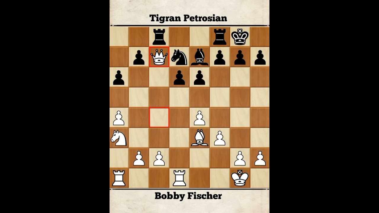 Bobby Fischer vs Tigran Petrosian - Portoroz Interzonal, 1958