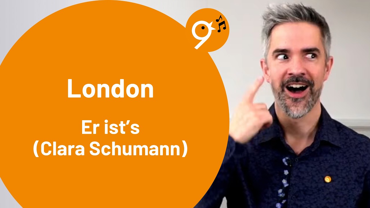 Einsingen um 9 (15.3.26) mit Benjamin, London, Er ist's, Frühling lässt sein..., Clara Schumann