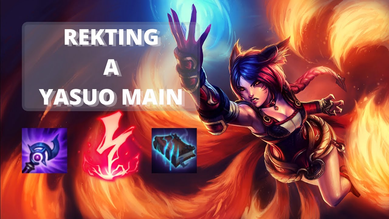 REKTING A YASUO MAIN | Ahri Gameplay S10