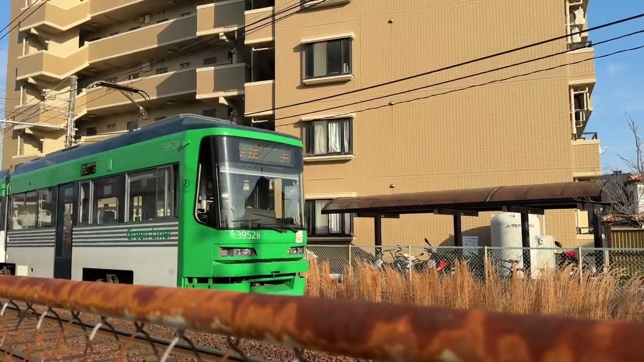 広島電鉄路面電車　2026.01.21 宮内