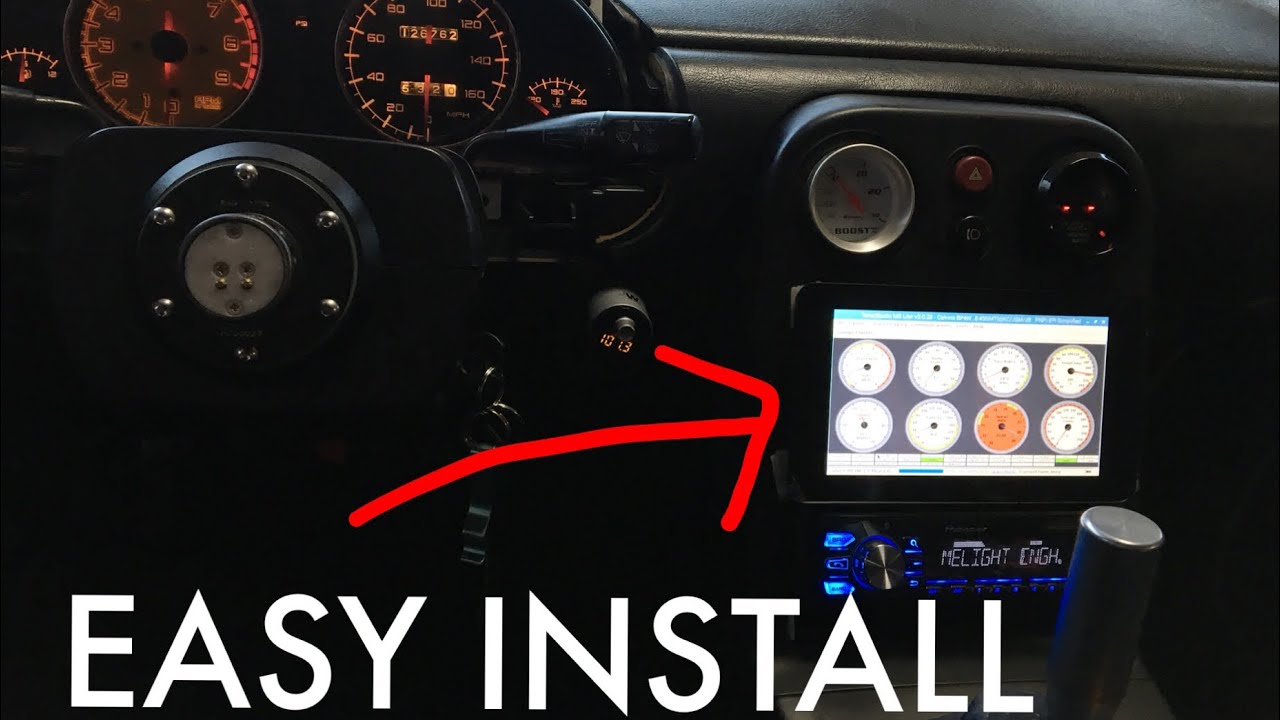 $120 Raspberry Pi Gauge Setup | Miata