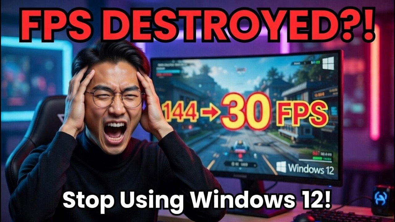 Windows 12 is KILLING Your FPS: Stop Using It! (Gamers Must Watch)