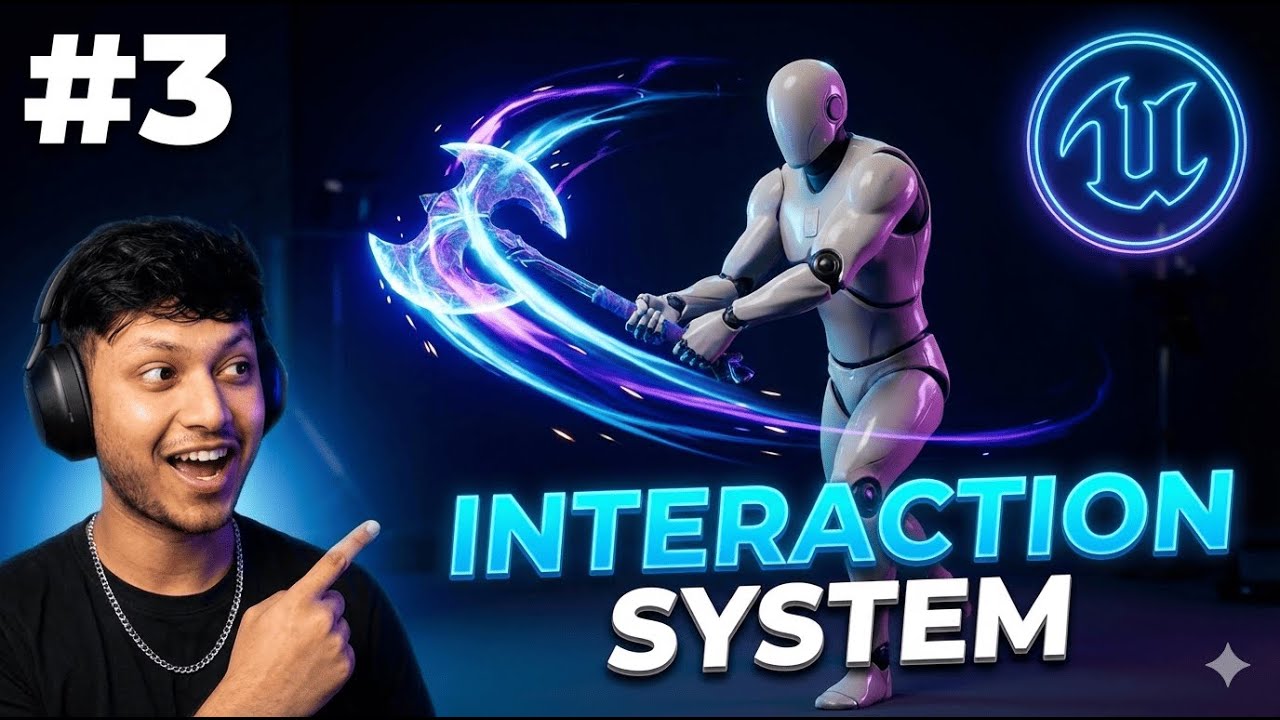 Unreal Engine 5.7  Tutorial #3 Interaction: Physics-Enabled Items & Data Tables  (Dec 2025)