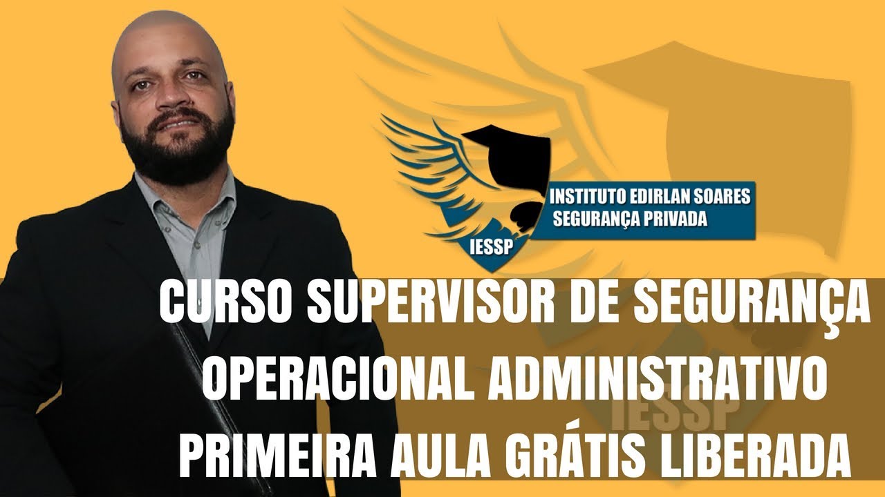 PRIMEIRA AULA GRÁTIS LIBERADA - POR QUE FAZER O CURSO DE SUPERVISOR