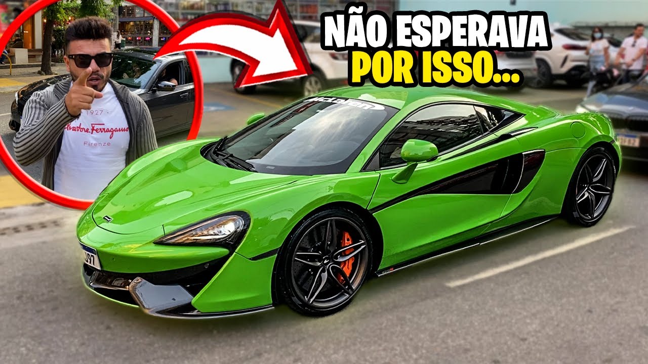 MCLAREN 570S PAROU A AVENIDA E O DONO ME ABORDOU !