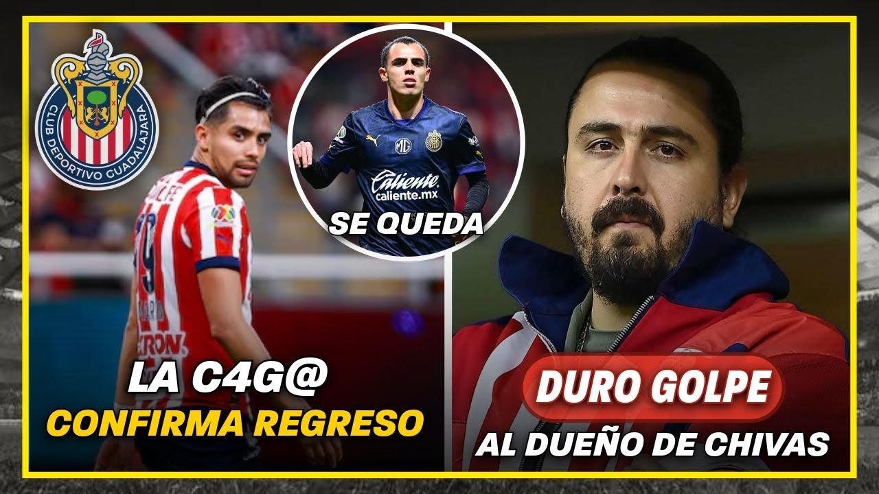 🚨DURO GOLPE a Amaury | Ricardo Mar&iacute;n LA C4G4 | Camberos SE QUEDA | noticias chivas