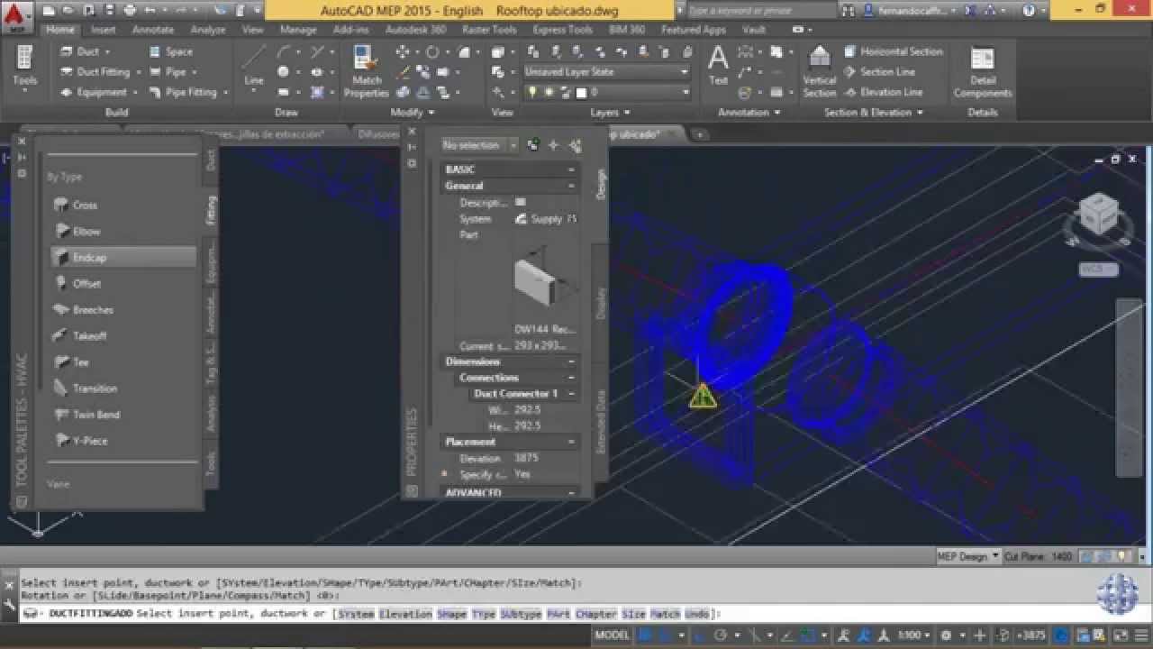 Diseño de sistemas HVAC con AutoCAD MEP 2015 - Parte 2