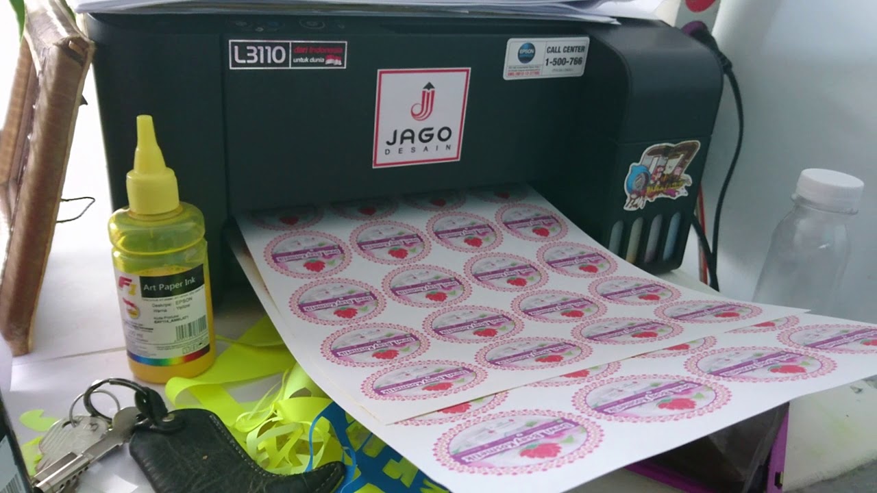 PENGALAMAN saya menggunakan tinta artpaper merek Diamond dan merek F1 pada printer Epson L3110