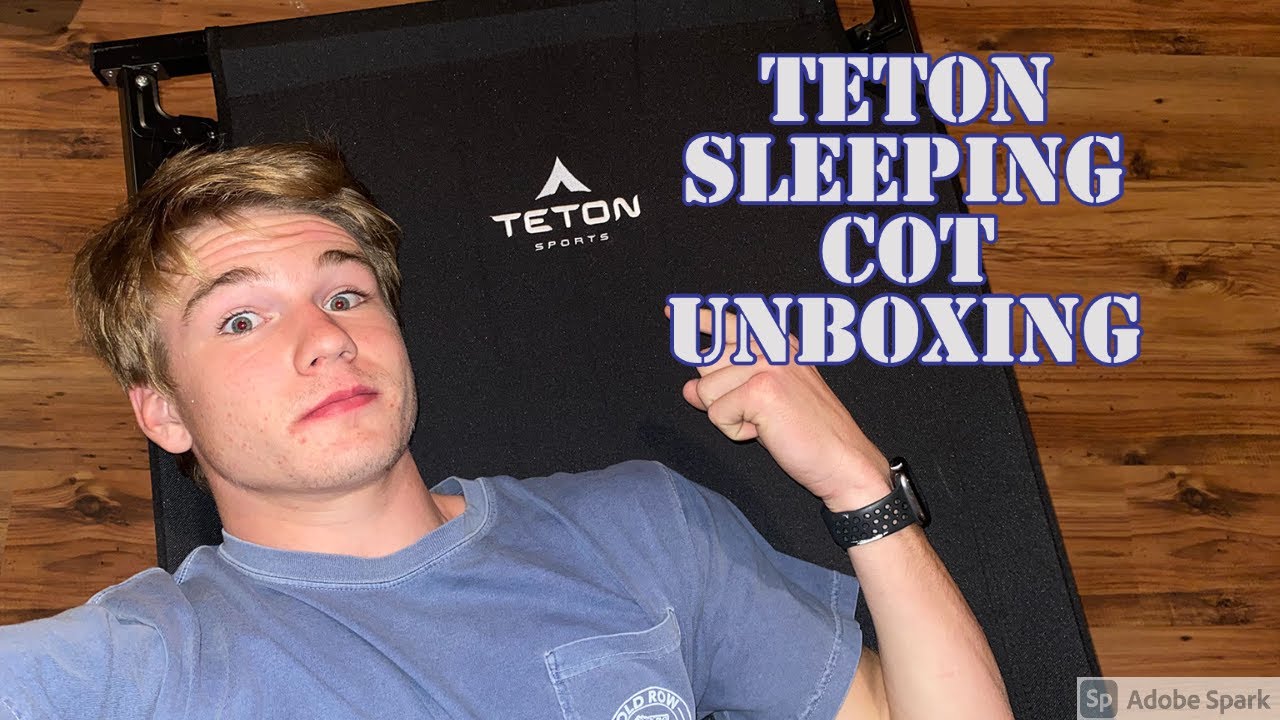 Teton Sleeping Cot Unboxing a first impression!!