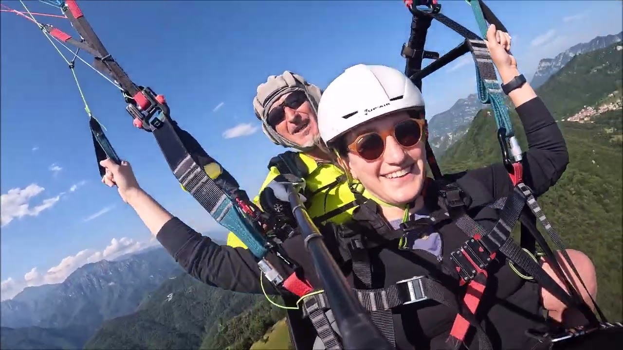 Volo con Giulia Rivetti Parapendio Brescia