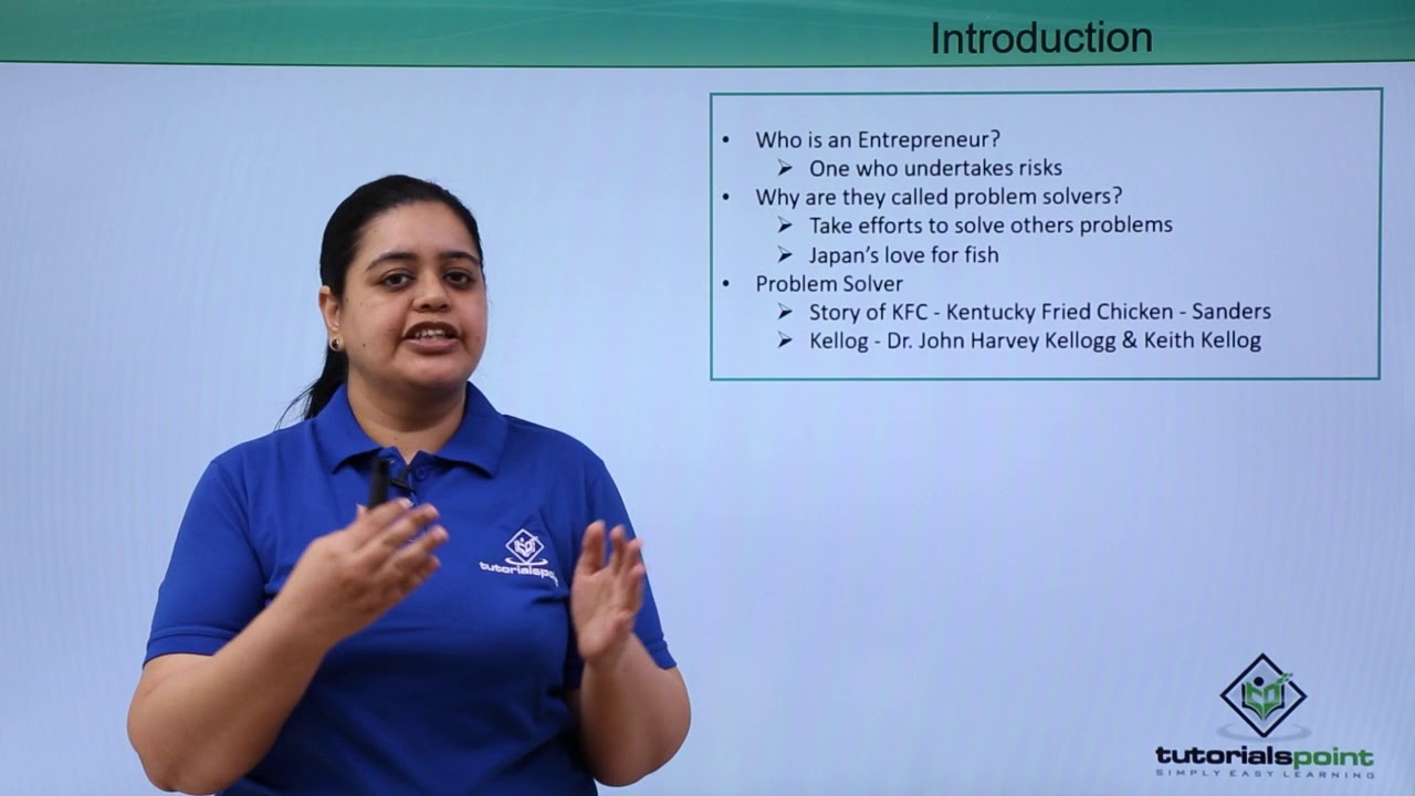 Class 11th – Entrepreneurship as Innovation and Problem Solving | Entrepreneurship | Tutorials Point