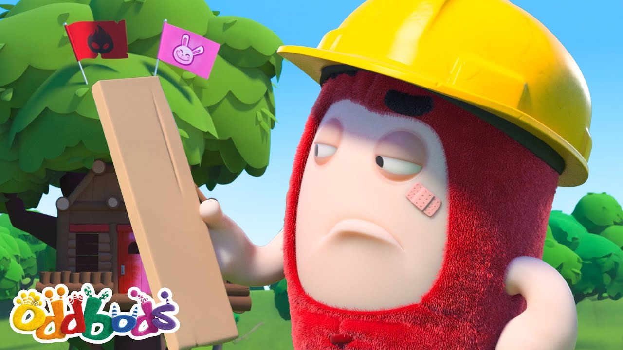 PERANG Rumah Pokok! 🌳🏹 | Oddbods | Cute Cartoons for Kids @Oddbods Malay