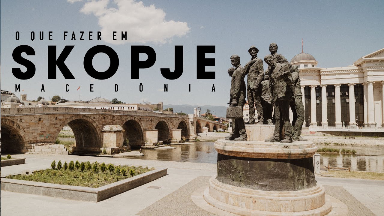 🇲🇰 SKOPJE, MACEDÔNIA DO NORTE: Roteiro de 1 Dia na Cidade das Estátuas! 🏛️✨