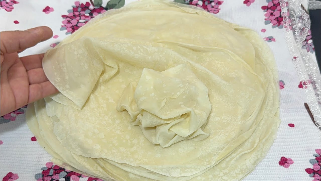 HAMURU YAĞ GİBİ AKIYOR💯BUZLUKTA YAŞ YUFKA✅EVDE YAŞ YUFKA NASIL YAPILIR?