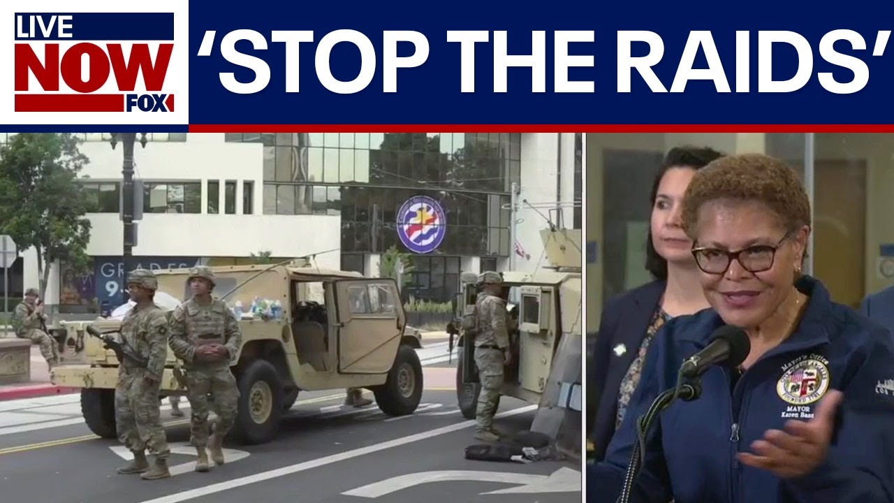 ICE protests: LA Mayor Karen Bass calls violence, damage 'unacceptable'