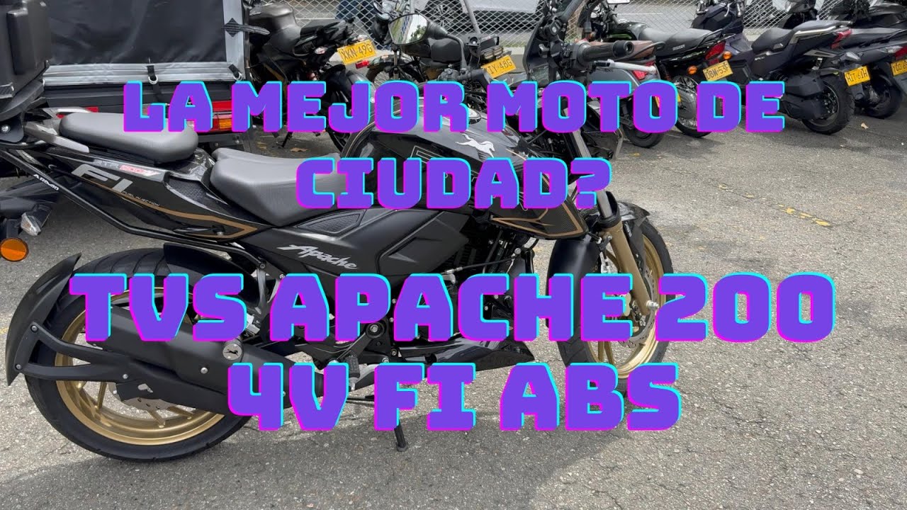 TVS Apache RTR 200 4V FI ABS - Una moto bonita, pero vale la pena? | Prueba de manejo | Test Drive