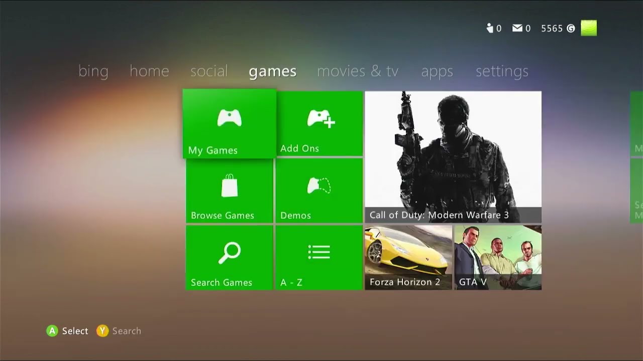 Exploring The Xbox 360 Dashboard