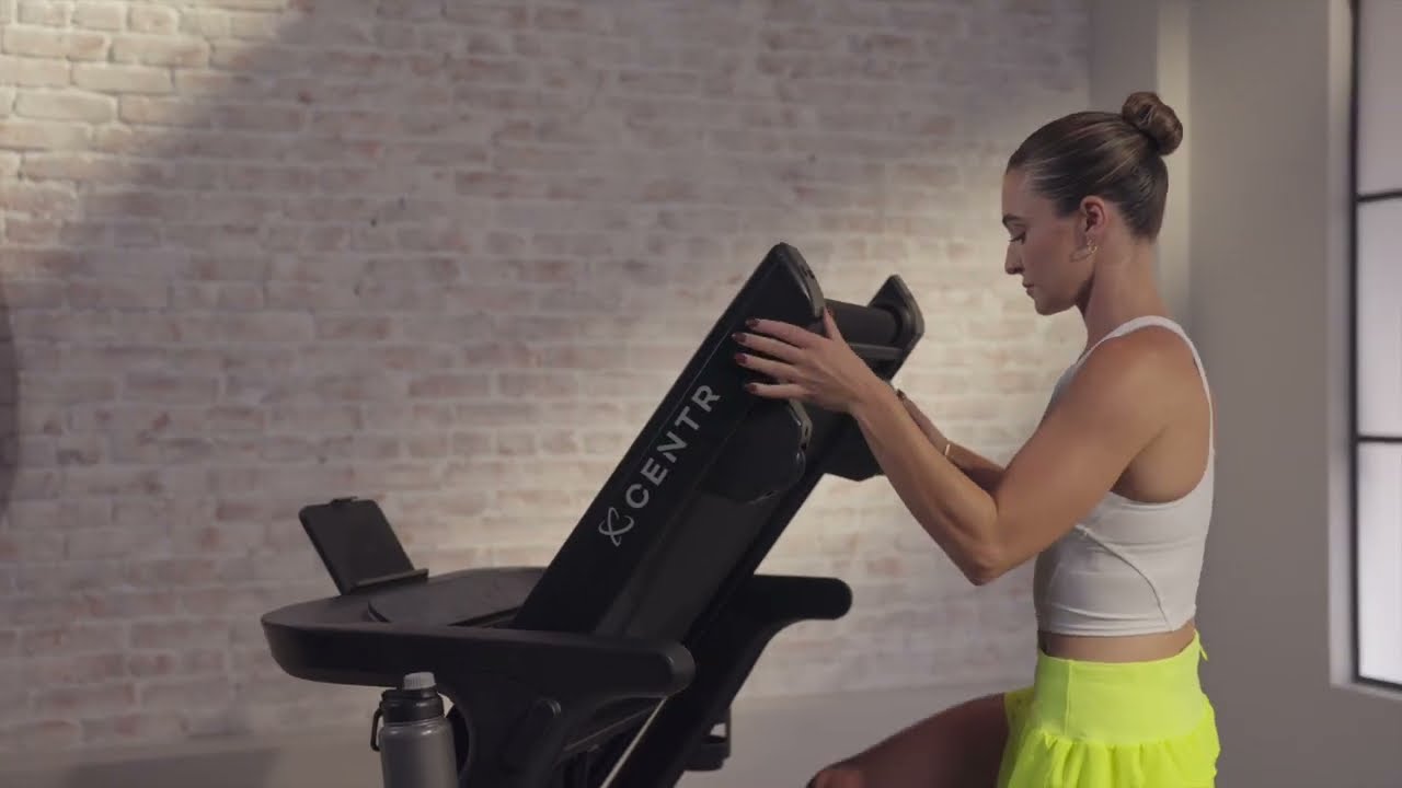 Centr fitness equipment demo: RUNR Treadmill