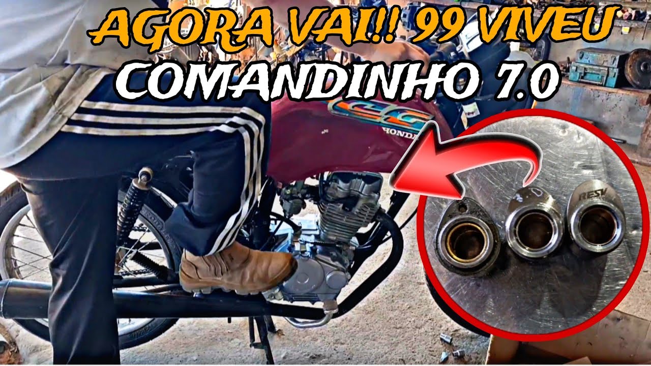 CG 99 3MM PINO CURSADO FUNCINOU? COM COMANDO PREPARADO TESTEI CDI DA SHOPEE 