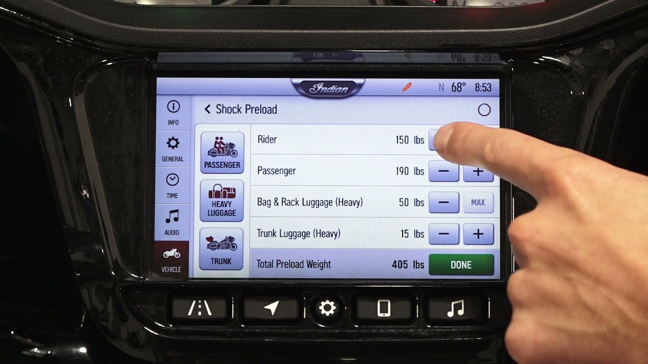 Indian Motorcycle Pre-Load Adjustment