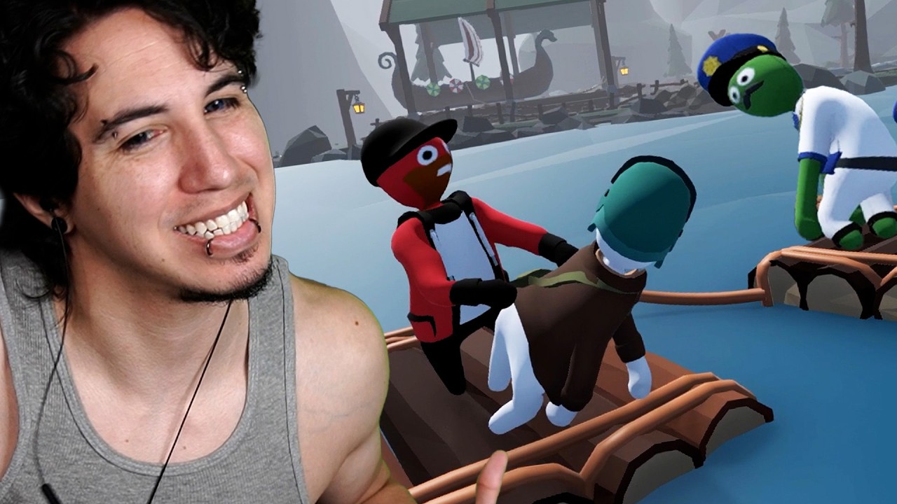 Огромное новое обновление для Human Fall Flat?!? - Обновление для викингов