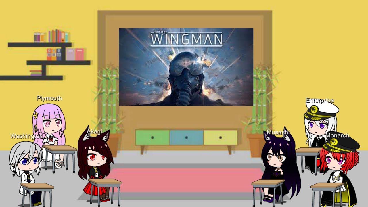 Azur lane react to Project Wingman(1/?) || Gacha Club || Reaction