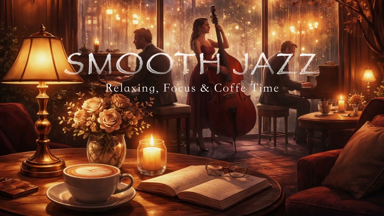 Smooth Jazz Lounge  Relaxing Background Music for Work, Study & Evening Chill (1 Hour)