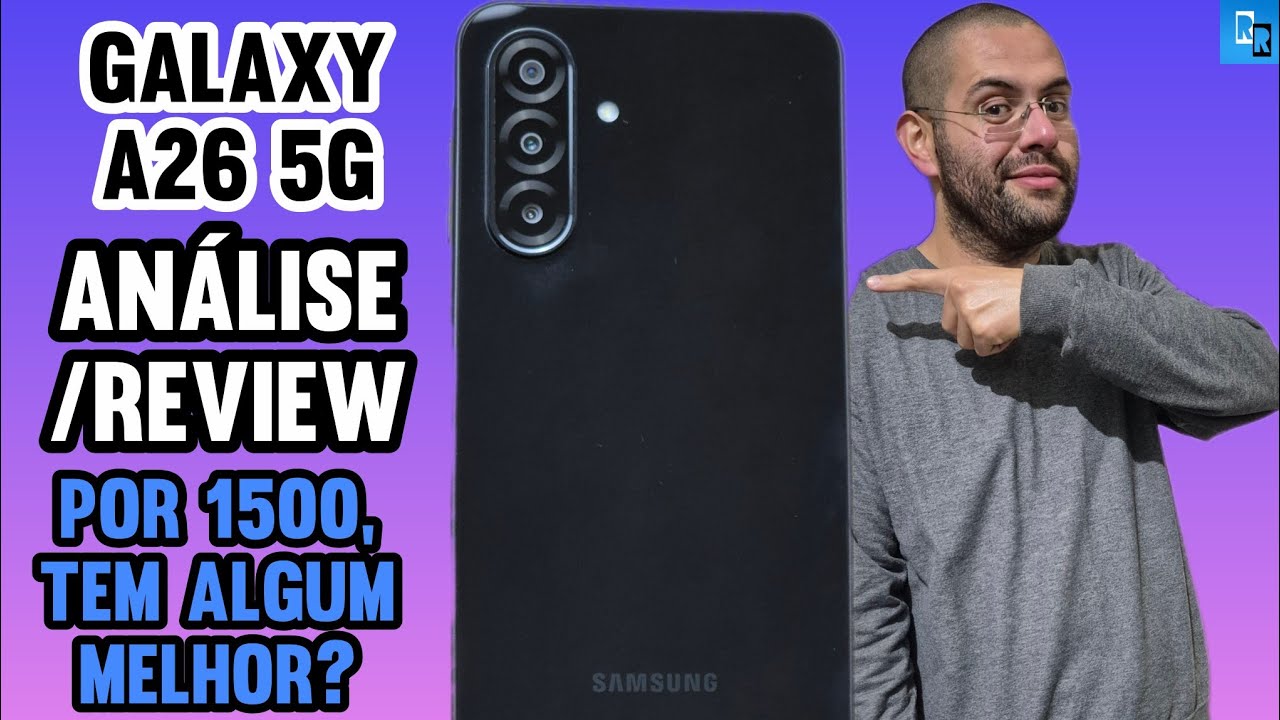 GALAXY A26, ANÁLISE/REVIEW COMPLETA! O MAIS EQUILIBRADO DA SAMSUNG, por 1500 REAIS!