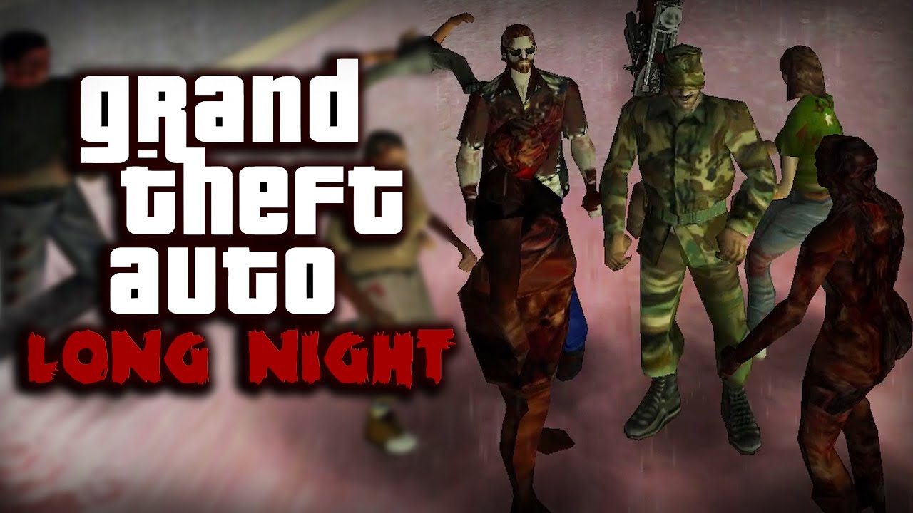 ЗОМБИ ЗАПОЛОНИЛИ ВАЙС СИТИ Лонг Найт | Прохождение GTA Long Night REBORN