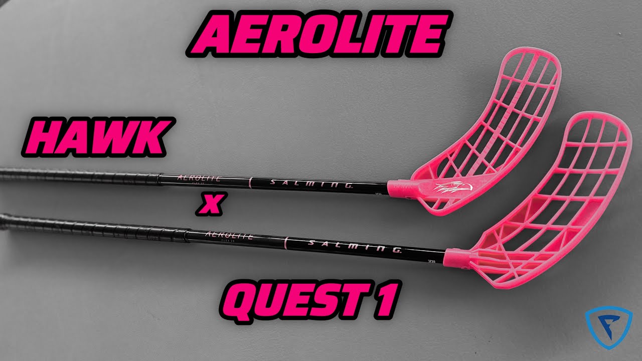 POROVNÁNÍ Čepelí QUEST1 a HAWK od značky SALMING |Florbalová hůl|Florbal.com|