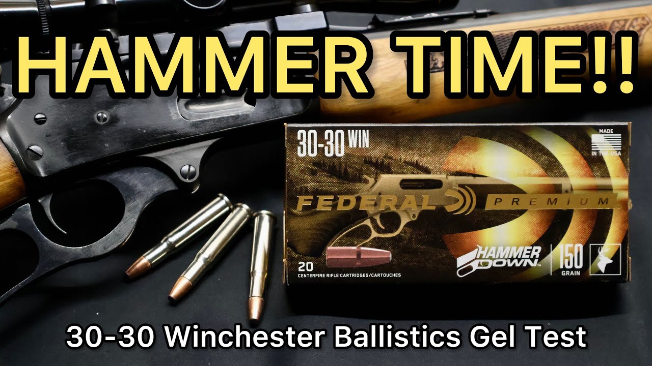 ВРЕМЯ МОЛОТА! Тест патронов 30-30 Winchester Federal Hammer Down 150 гран