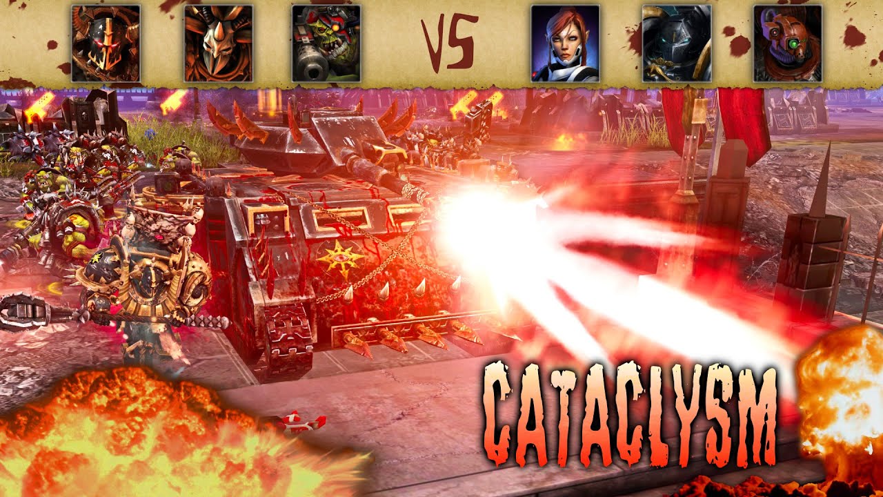 Warhammer 40k: Dawn of War 2 - 3v3 | E1 + KGolanski + Hex [vs] Drakshal + SlowStroke + Strongest